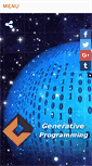 Mobile Screenshot of generative-programming.org